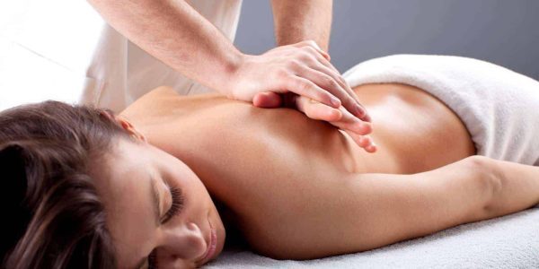 CIV Student practising remedial massage